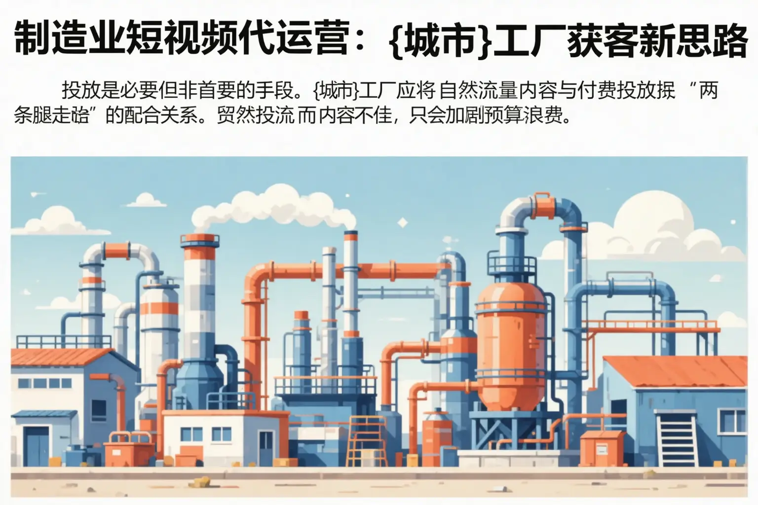 制造业短视频代运营:襄都工厂获客新思路